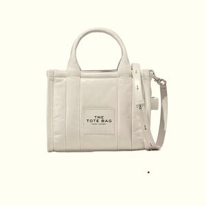 Marc Jacobs  Small White Tote with Modern Design